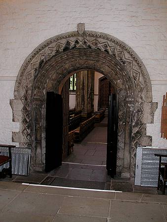 Llandaff - Norman Arch Detail